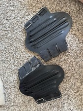 Davis Style Rubber and Neoprene Splint Tendon Boots Black Medium