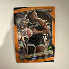 Panini 2025 WNBA Prizm Kamilla Cardoso #89 Chicago Sky Orange Ice Prizm