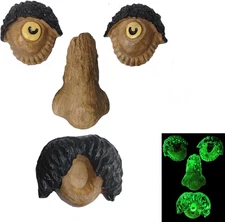 3D Old Man Tree Face Hugger Noctilucent Tree Face Decor Outdoor, Outdoor Bark Gh