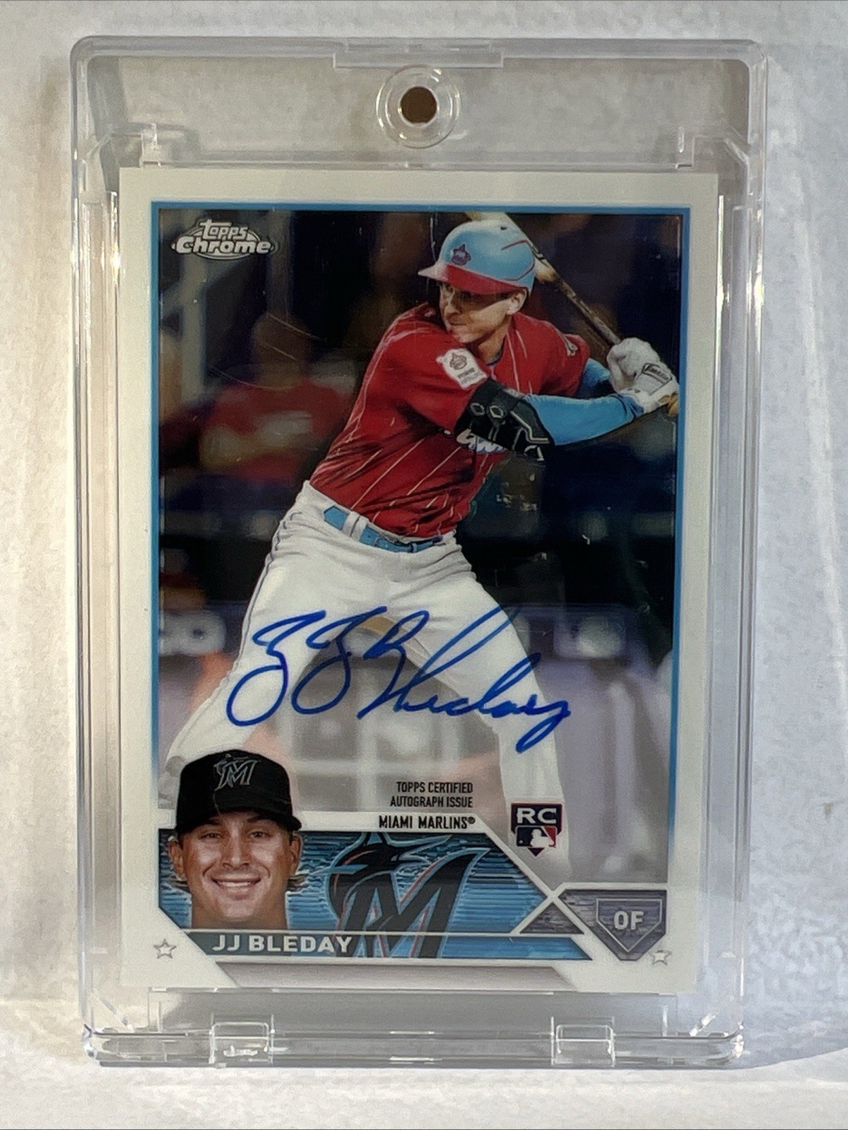 2023 Topps Chrome - JJ Bleday Rookie Autograph Auto Miami Marlins Oakland A's