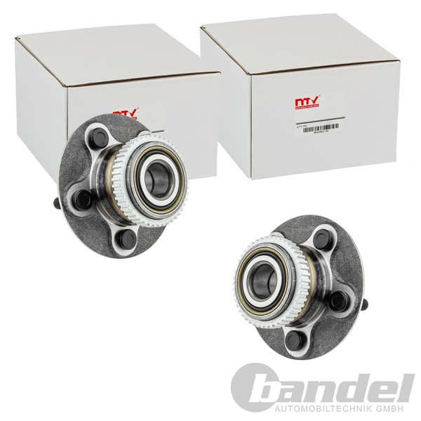 2X NTY Radnabe Hinten Beidseitig Passend FÜR Chrysler PT-image
