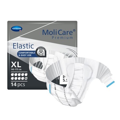 MoliCare Premium Elastic 10D Incontinence Brief XL 165674 14 Ct