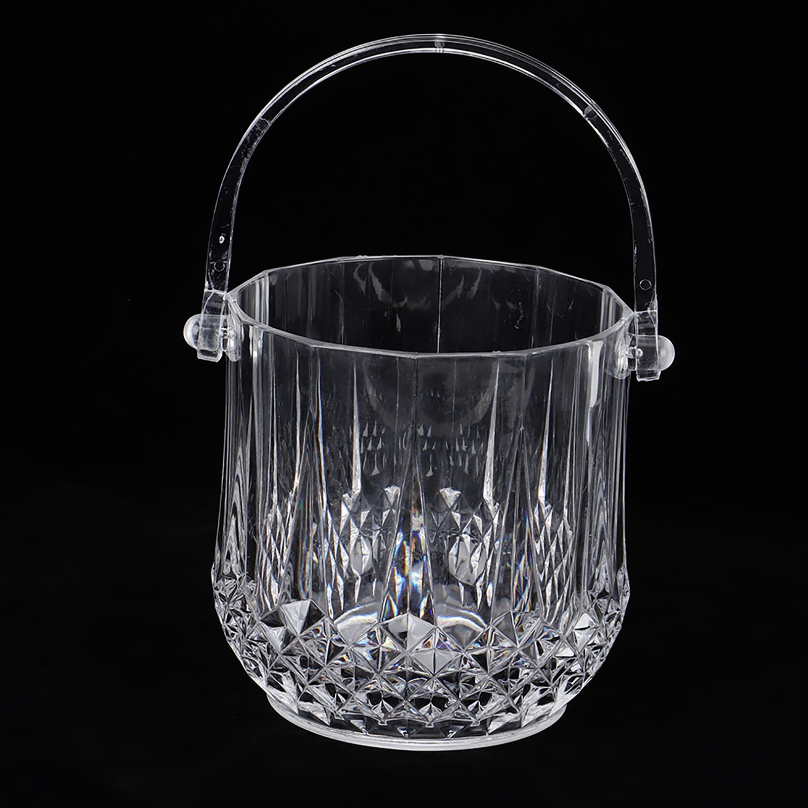 Acrylic Crystal Binaural Ice Bucket Household Ice Bucket Bar KTV Champag