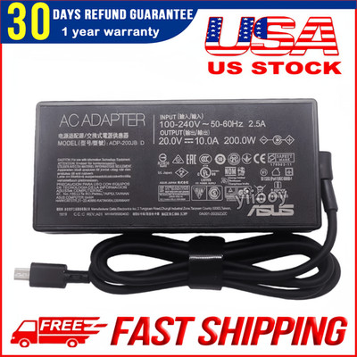 New Original 200W AC Adapter Charger For Asus ROG Zephyrus G16 GU605CM-0062H285H