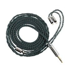 Linsoul Tripowin Zonie IEM Cable, 16 Core Silver 0,78 mm 2 broches, Moss