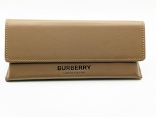 BURBERRY CAMEL BROWN AUTHENTIC SOFT LEATHER EYEGLASSES SUNGLASSES CASE