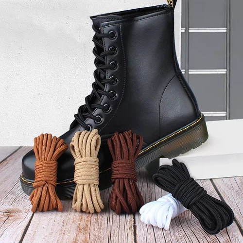 Shoe Laces Round Hiking Shoelaces Walking Work Boots 4 mm Strong 19 Colours! UK