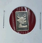 Rudolph The Red Nosed Reindeer - 1 Gram .999 Fine Pure Silver Mini Bar Coin
