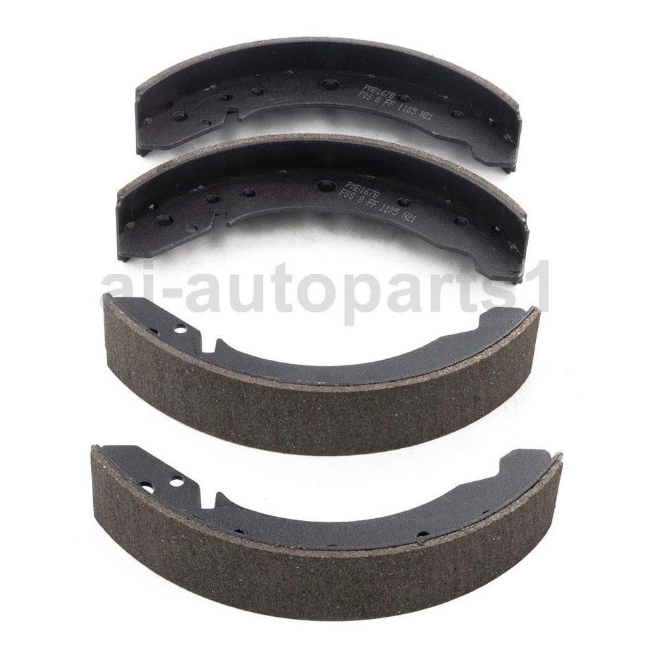 For 1958 - 1962 1963 1964 Volkswagen Beetle Pair Front & Rear Drum Brake Shoes - Image 2 of 4