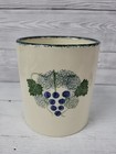 Poole Pottery Handpainted Vineyard Design Utensils Pot 5 Tall PD