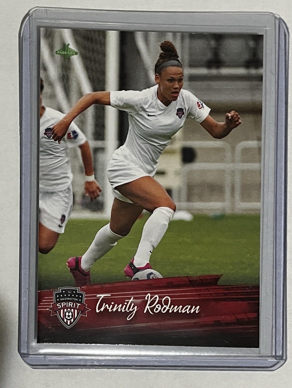 2021 Parkside NWSL Premier Edition Trinity Rodman Rookie RC #108 Spirit
