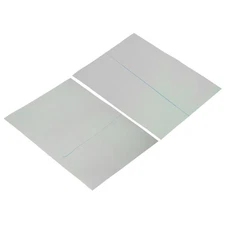 2Pcs 12.9" Polarized Film Sheet Adhesive Polarizer Linear 26.6x20cm 0/90 Degree