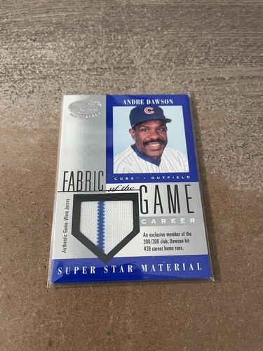 Andre Dawson 2001 Leaf Certified Fabric of the Game Used Jersey #’D /314