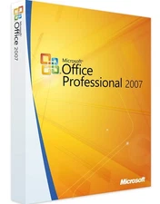 Microsoft Office Professional 2007  Full Version w/ 10 Keys License for 10 PCs