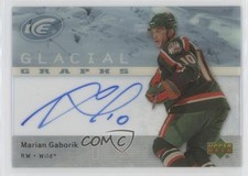 2007-08 Upper Deck Ice Glacial Graphs Marian Gaborik #GG-MG Auto 0y85
