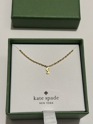 Kate Spade New York One In A Million  S  Initial Pendant Necklace, New In Box