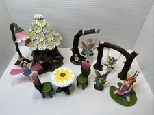 Fairy House and Garden Set 10 Pieces In All
