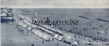 VISERBA: La Spiaggia  (cartolina-biglietto  formato panoramico)