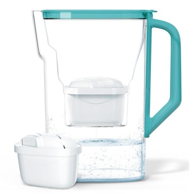 Wasserfilter Wessper Slim AquaMax 2,7L minze BPA Free inkl. 1x Filterkartusche