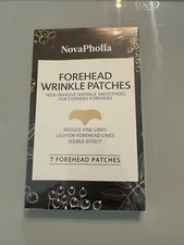 Forehead Wrinkle Smoother Patches 7 Count - Reduce Fine Lines, Visible Effect