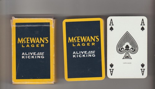 1x pack MCEWANS EDINBURGH BREWERY playing cards