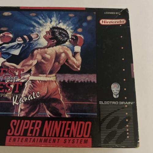 Best Of The Best Championship Karate * Snes Box Only * Original Box only - Picture 3 of 8