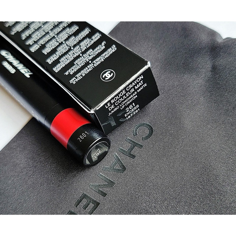 Chanel Le Rouge Crayon Lipstick Lip Crayon Jumbo Longwear Matte 261