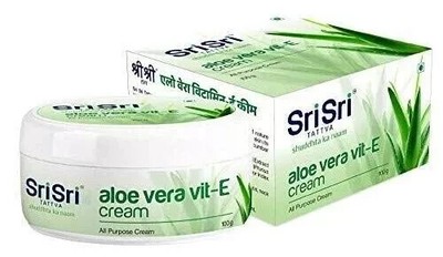 Sri Sri Tattva Shuddhta Ka Naam Aloe Vera Vit E Cream, 100G (Pack Of 3)