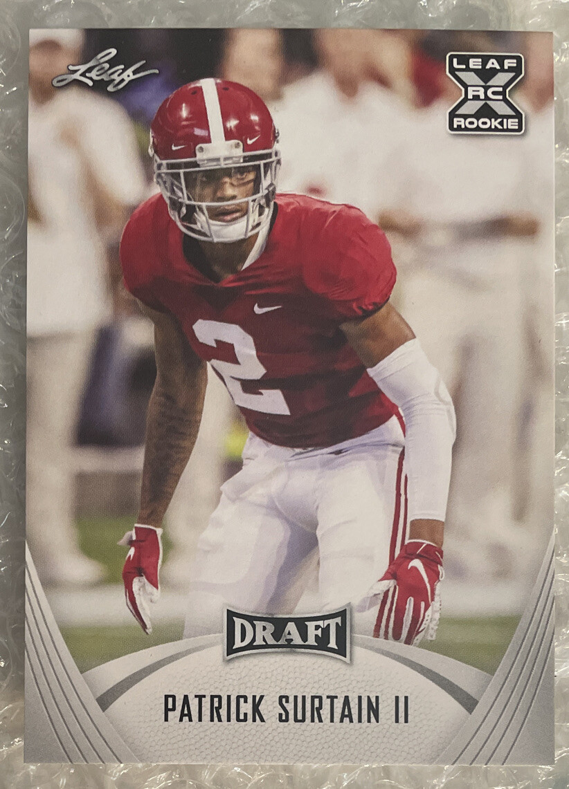 2021 Leaf Draft #38 Patrick Surtain II ROOKIE RC