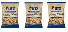Utz Pretzel Braided Twists Honey Wheat  14 Oz 3 Pack
