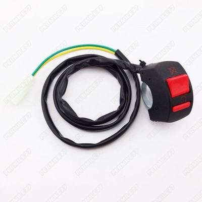 Pulsante Per Moto Interruttore Kill Switch ON/OFF Per Mini Bike Baja Doodle Bug - 12V, Nero, Impermeabile Interruttore Moto - Foto 3