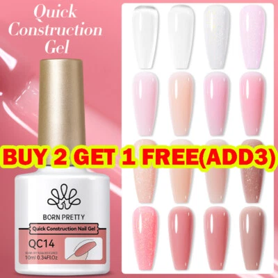 BORN PRETTY Clear Quick Building Nail Gel Nail Tips Finger Extension Glue 10 ml - image 1 of 4