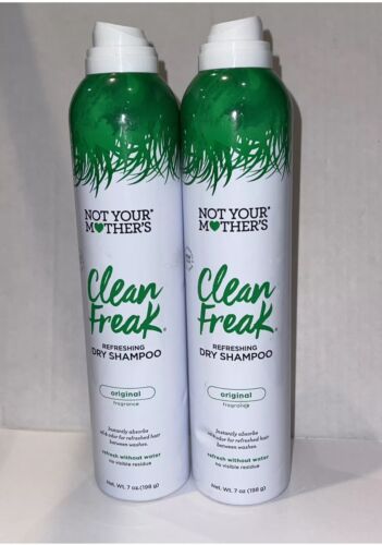 Lot of 2 Not Your Mother's Clean Freak Refreshing Dry Shampoo 7 fl oz “New Look”