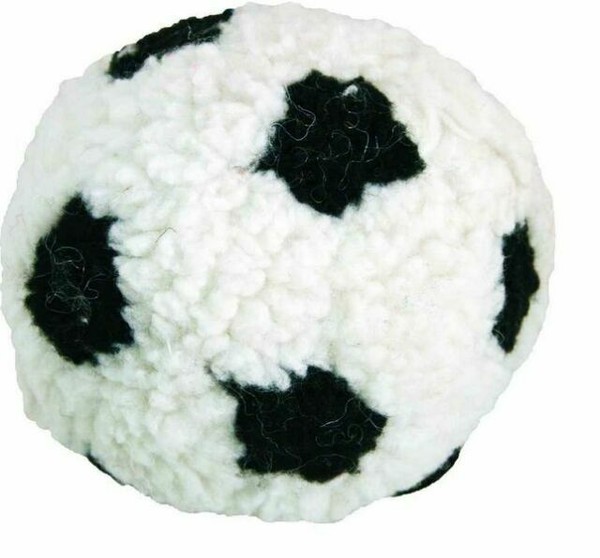 stuffed football dog toy