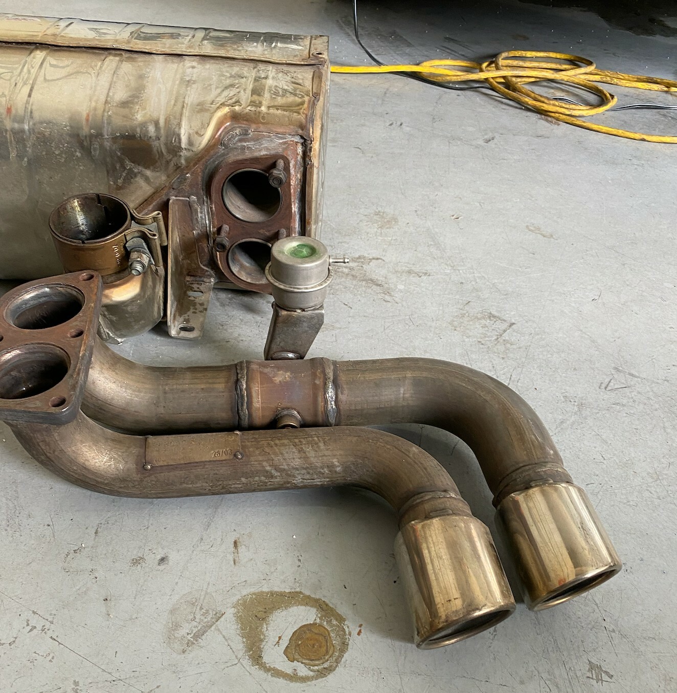 FERRARI 360 Modena OEM Factory Genuine Original Stock Exhaust System & Pipe Tips