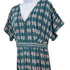 Floral Fanfare Womens Jumpsuit Size M Border Print Wide Leg Boho Wonderly