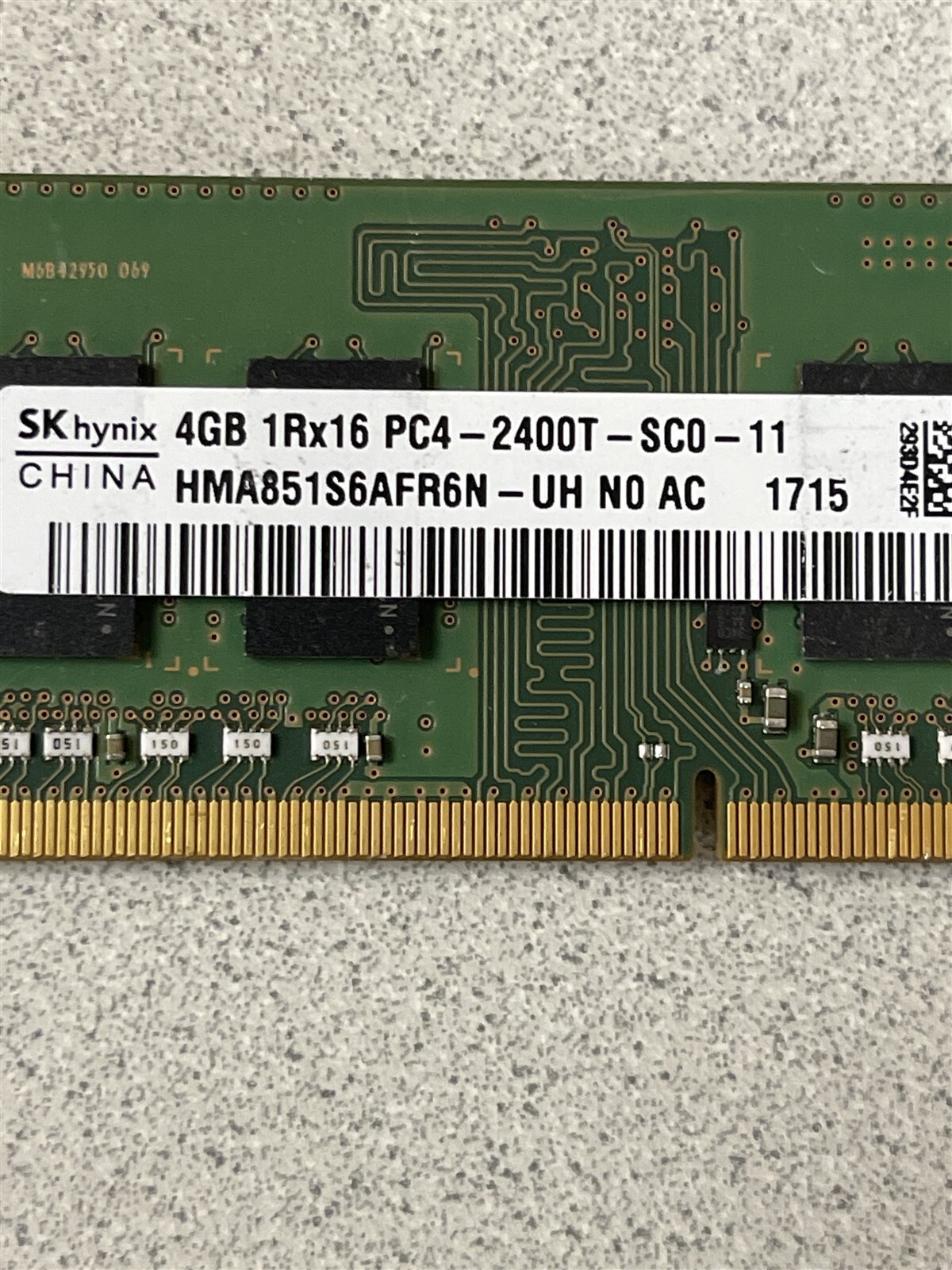 HYNIX 4GB (4GB) 1Rx16 PC4-2400T HMA851S6AFR6N DESKTOP RAM