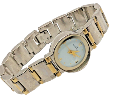 Anne Klein Two Tone Watch With Silver & Gold Finish And Baby  display picture 3