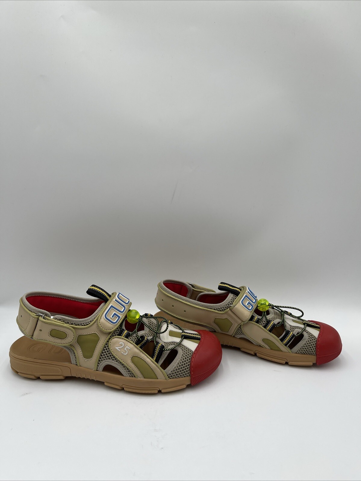 US9.5 27.5cm Gucci Tinsel Sports Sandal