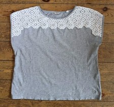 Jack Wills Light Grey Women Top UK Size 10