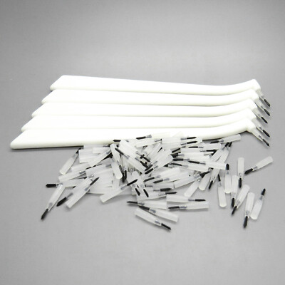 Dental Disposable Composite Brush Tips With Brusher Dentist Handles Instruments