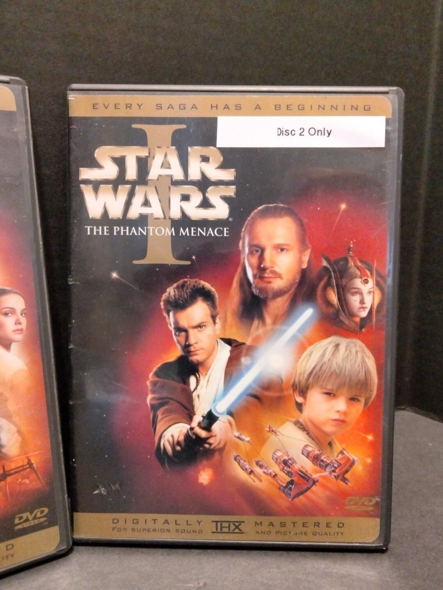 STAR WARS PREQUEL TRILOGY Episodes 2 3, 5*-Disc DVD Set Wide