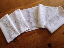 Printed to hand embroider Mantleshelf Runner Christmas Cat CSO150