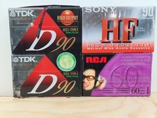 NEW Blank Audio Cassette Tape LOT of Hi-Fi SONY RCA TDK Sealed Deadstock