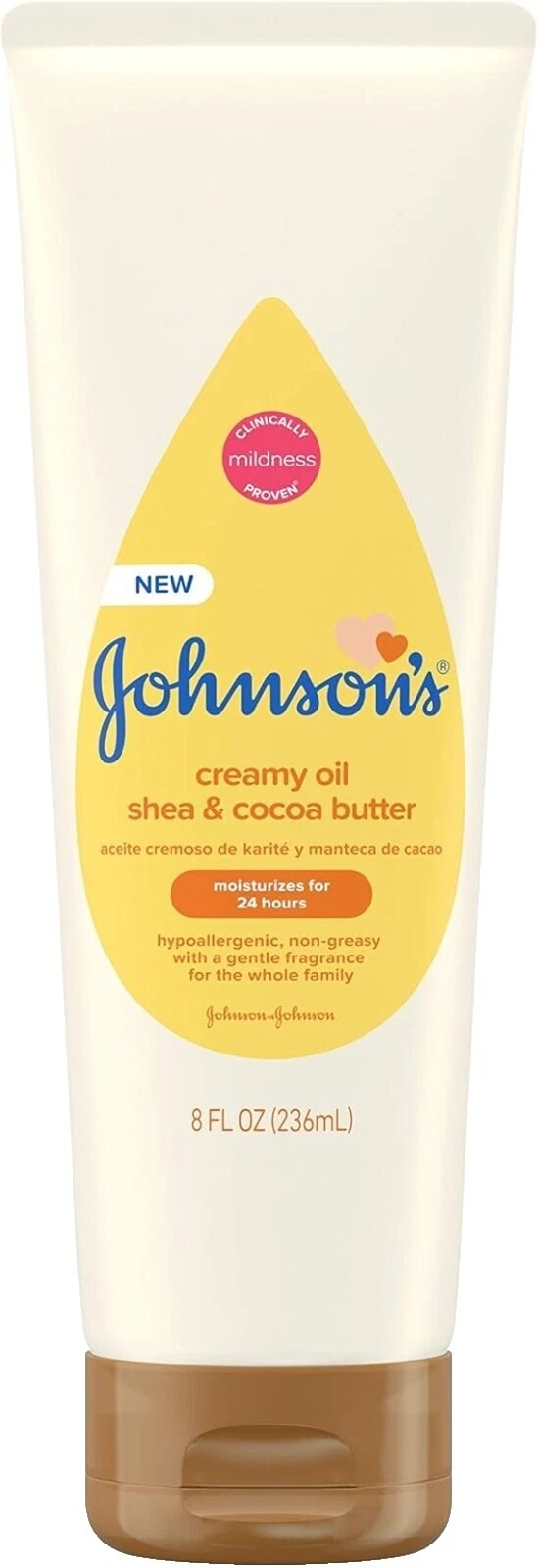 Aceite Johnson & Johnson Cremas Hidratantes de Cuidado de la piel