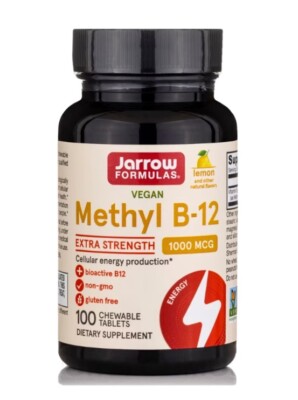 Jarrow Formulas, Inc. Methyl B-12 - Lemon 1,000 mcg 100 Chwbls