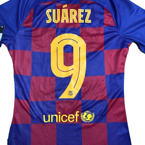 Suarez #9 Barcelona Mens 2019/20 Home Football Shirt Nike BNWT FCB MEDIUM - Picture 2 of 4