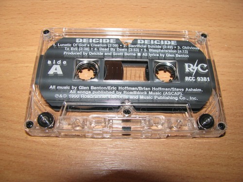 DEICIDE - Deicide (MC 1990 Roadracer USA 1st press) cassette, Vital Remains - Picture 4 of 4