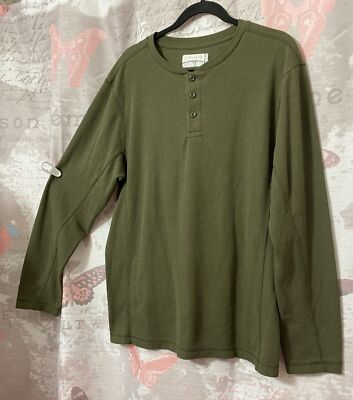 MAGELLAN Henley Base Camp Thermal Moisture Wick Shirt Mens