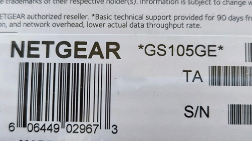 Netgear ProSAFE GS105 Desktop Gigabit Switch, 5x RJ-45 (10/ 100/ 1000Base-T) NEU - Bild 3 von 7